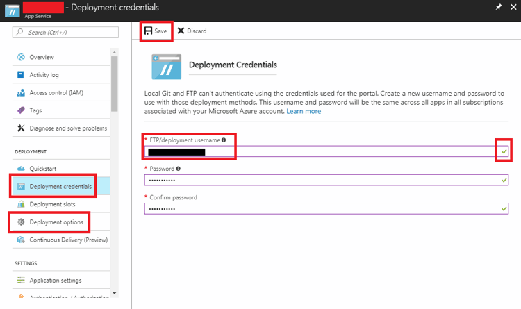 Deployment Credentials